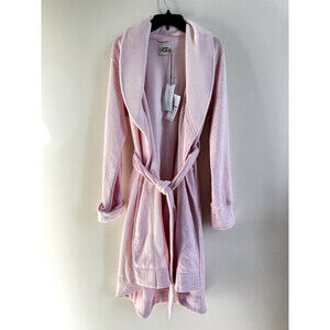 UGG 1095612 DUFFIELD II Wrap Robe ~ SEASHELL PINK HEATHER SIZE L ~ NWT